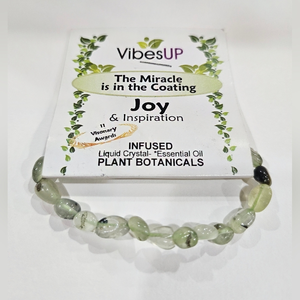 Bracelet Vibes Up Joy And Inspiration Infused Liquid Crystal Stones
